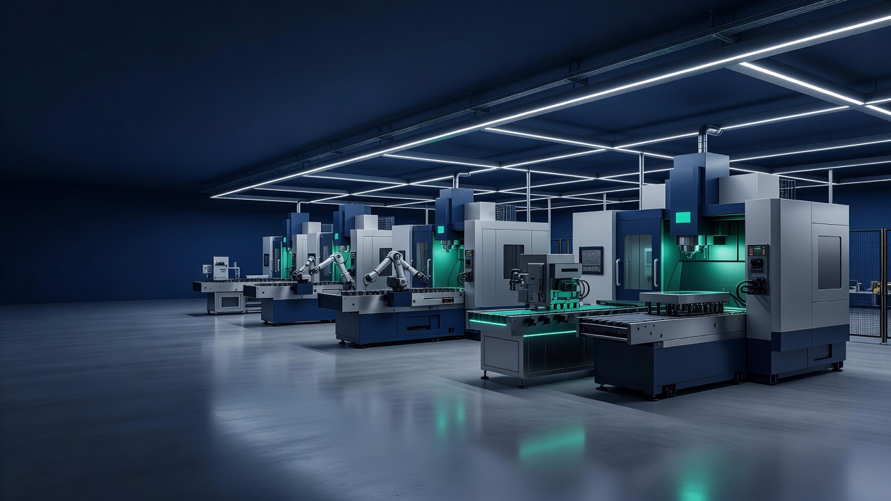 Modern manufacturing facility